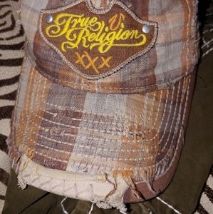 True Religion distressed cap
